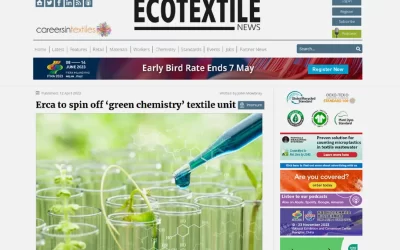 ecotextile.com – Erca to spin off ‘green chemistry’ textile unit