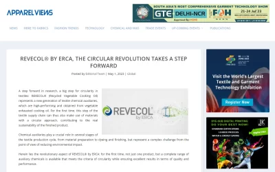 apparelviews.com – REVECOL® BY ERCA, THE CIRCULAR REVOLUTION TAKES A STEP FORWARD