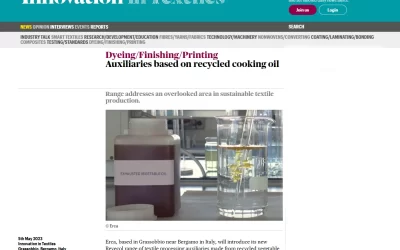 innovationintextiles.com – Auxiliaries based on recycled cooking oil