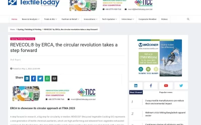 textiletoday.com – REVECOL® by ERCA, the circular revolution takes a step forward