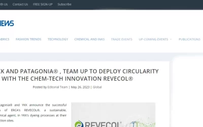 apparelviews.com – ERCA, YKK AND PATAGONIA® , TEAM UP TO DEPLOY CIRCULARITY WITH THE CHEM-TECH INNOVATION REVECOL®