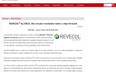 texleader.com – REVECOL® by ERCA, the circular revolution takes a step forward