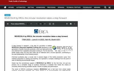 e-itm.net – REVECOL® by ERCA, the circular revolution takes a step forward
