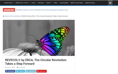 kohantextilejournal.com – REVECOL® by ERCA, The Circular Revolution Takes a Step Forward