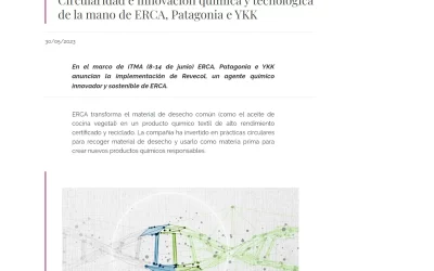 pinkermoda.com – Circularidad e innovación química y tecnológica de la mano de ERCA, Patagonia e YKK