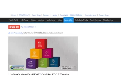 kohantextilejournal.com – What’s New For REVECOL® by ERCA Textile Chemical Solutions?