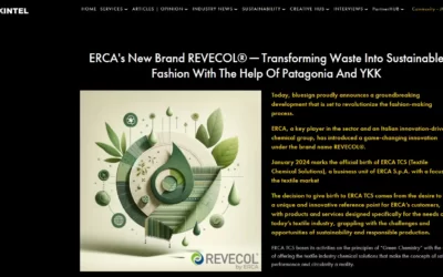 texintel.com – ERCA’s New Brand REVECOL® ─ Transforming Waste Into Sustainable Fashion With The Help Of Patagonia And YKK