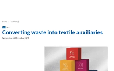 textiletechnology.net – Converting waste into textile auxiliaries