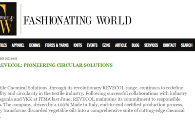 fashionatingworld.com – Erca’s Revecol: Pioneering circular solutions