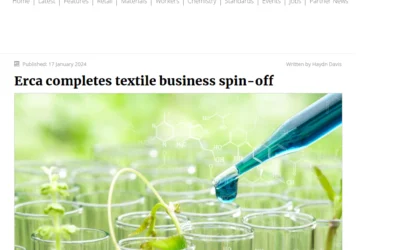 ecotextile.com – Erca completes textile business spin-off