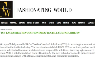 fashionatingworld.com – Erca TCS launches: Revolutionizing textile sustainability