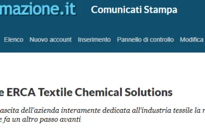 informazione.it – Nasce ERCA Textile Chemical Solutions
