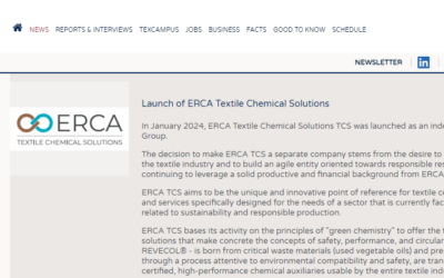 textination.de – Lancio delle soluzioni chimiche tessili ERCA