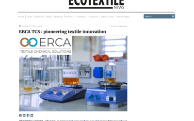 ecotextile.com – ERCA TCS : innovazione tessile pionieristica