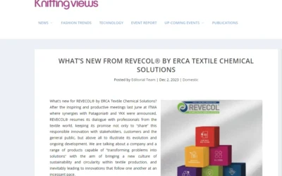 knittingviews.com – What’s new from REVECOL® by ERCA textile chemical solutions